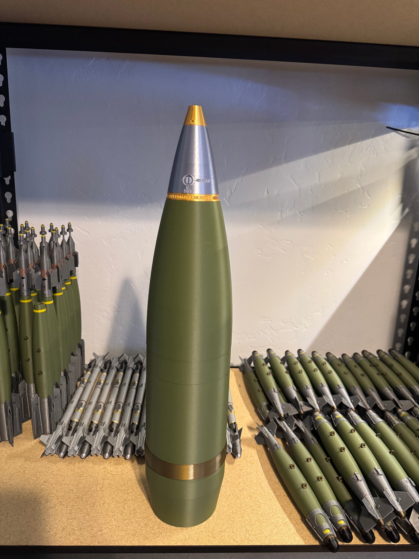 105mm Tip — 1:1 Scale 3D-Printed Inert Tip Solid