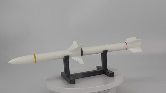 AGM-88 (HARM) — 12" 3D-Printed Inert Replica